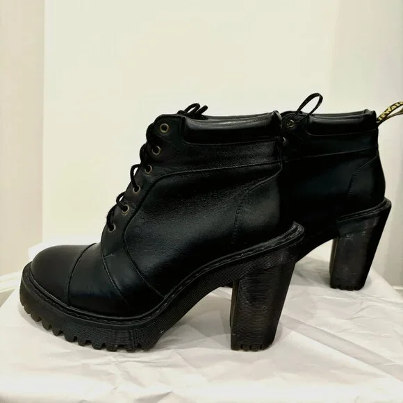 DR MARTENS JESY PLATFORM BLOCK HEEL BOOTS - Picture 2 of 8